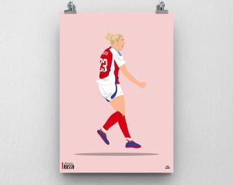 Alessia Russo Print - Arsenal Football Poster