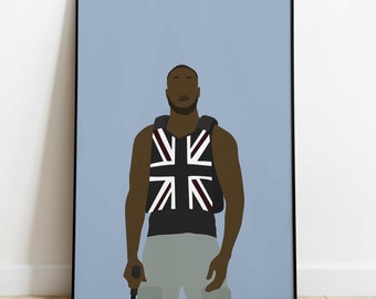 Stormzy Poster - Grime Drill Rap Music A4, A3, Physical Poster Design!