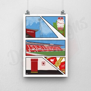 The County Ground - Impression de football Swindon Town FC !