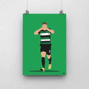 Poster di Viktor Gyokores - Stampa calcistica dello Sporting Lisbona