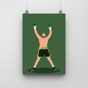 Póster de Tyson Fury - Póster de boxeo, Impresión de boxeo