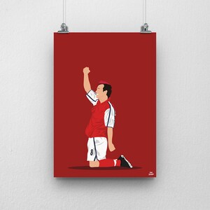 Freddie Llundberg Print Arsenal - Football Poster