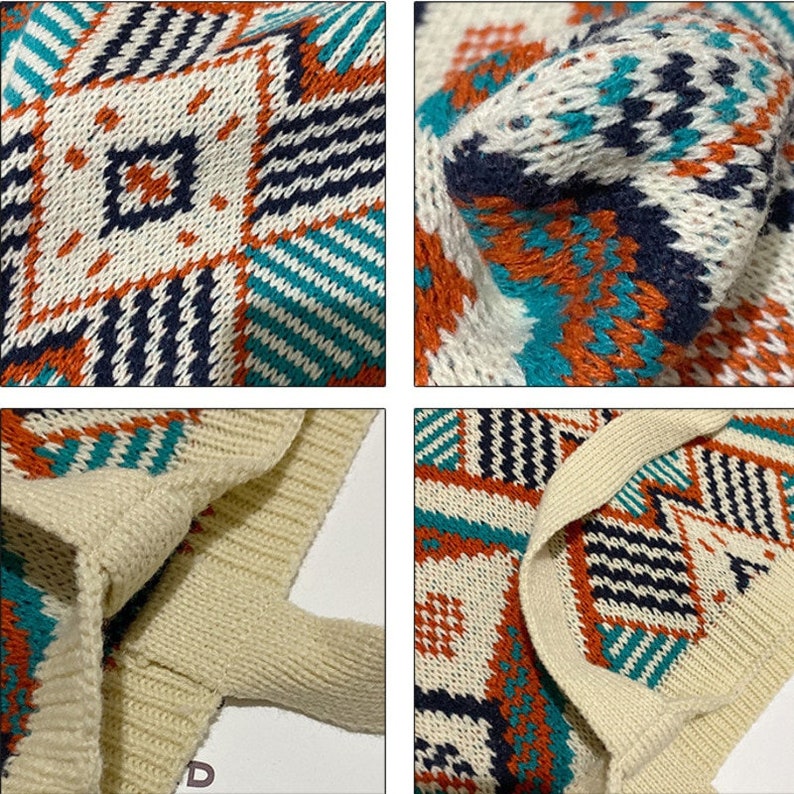 Women Knitting Bohemian Boho Tote Bag Women Crochet Casual HandBag