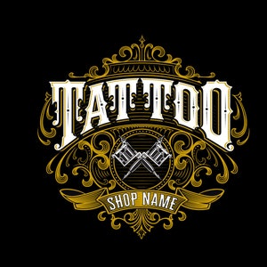 Tattoo Studio Storefront Decal, Tattoo Shop Custom Decal, Window ...