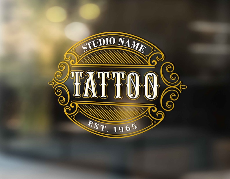 Tattoo Studio Storefront Decal Window Sticker Tattoo Shop - Etsy