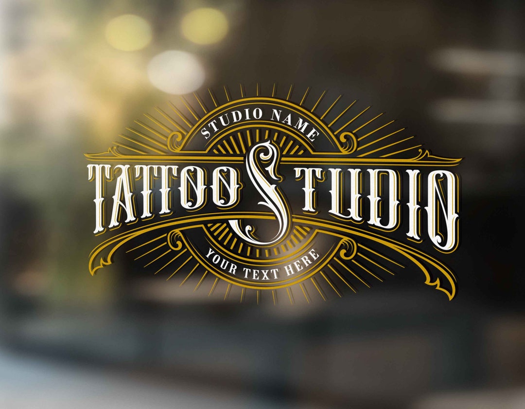 Tattoo Shop Custom Decal, Tattoo Studio Storefront Decal, Window ...