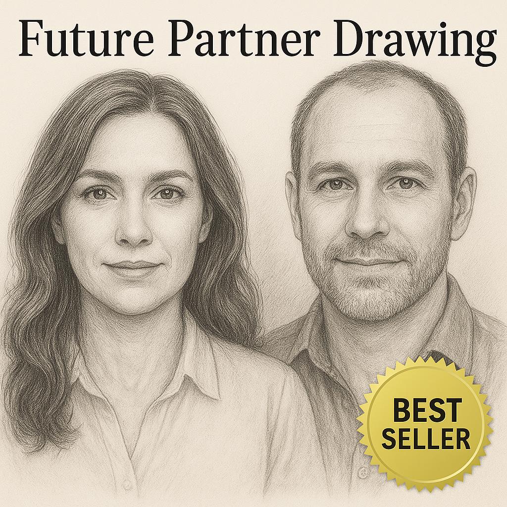 I Will Draw Your Future Wife or Soulmate – Psychic Drawing in 24 Hours | Future Girlfriend Sketch | Accurate Psychic Art, Fast delivery