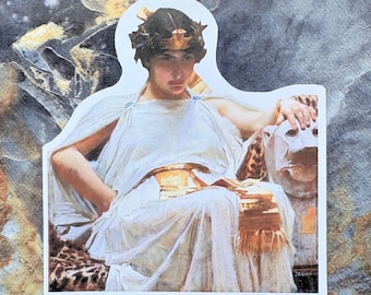 Cleopatra-sticker | Fine Art-stickercadeau | Mythologisch | John William Waterhouse