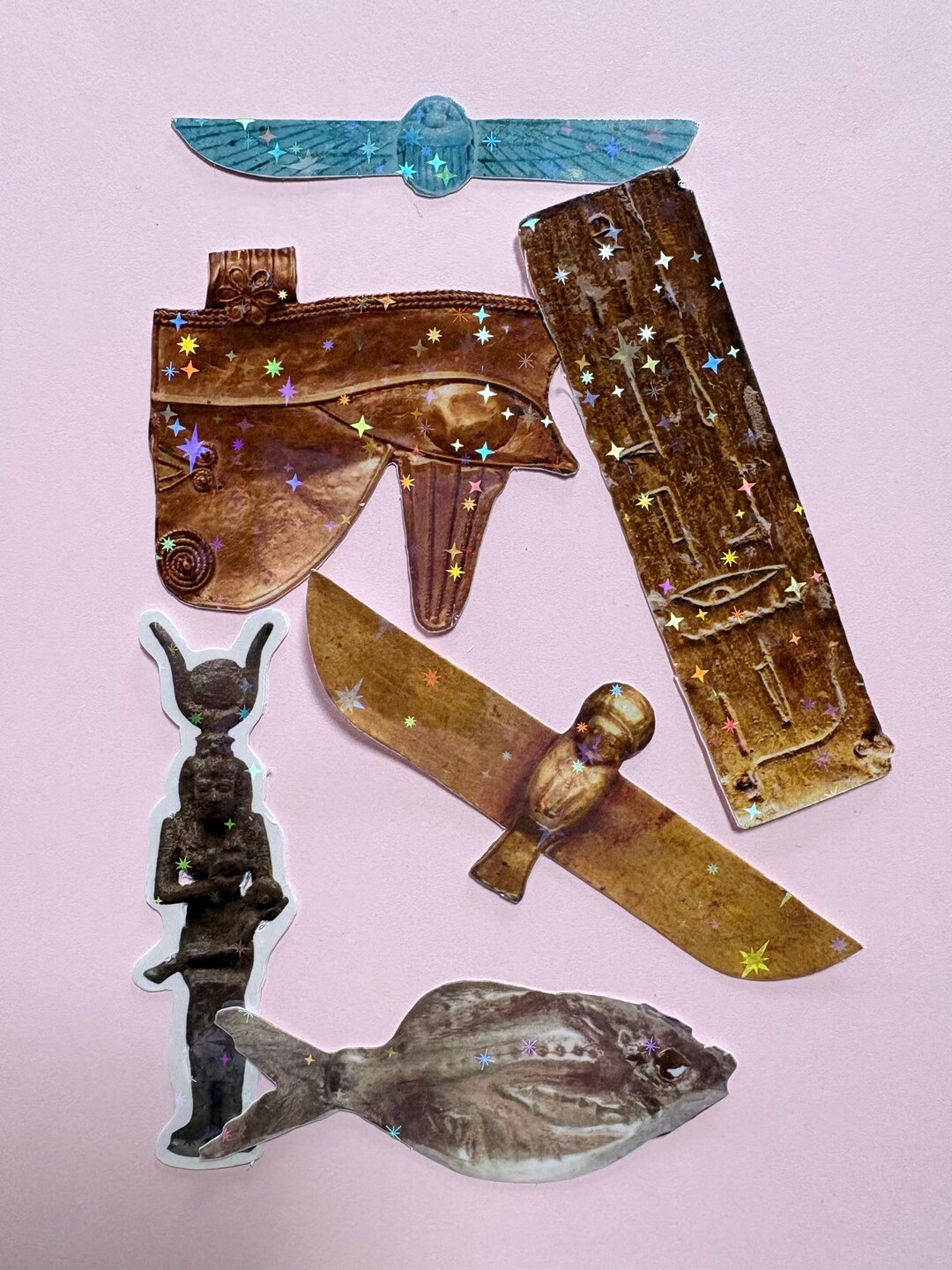 Ancient Egypt Amulet Sticker Set (6) Egyptian Stickers | Magic Amulet ...
