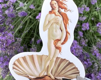 Birth of Venus Sticker | Botticelli Renaissance Mythology Art | Goddess Sticker