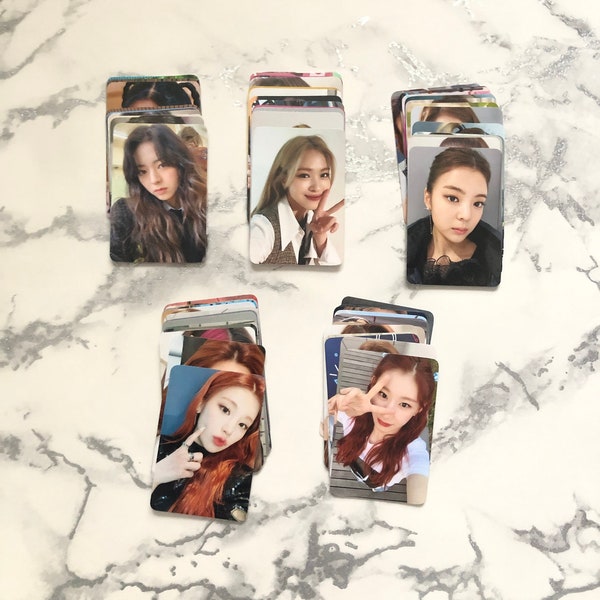 12 Itzy Photocards Set Unofficial Fan Made Photocards Kpop Girl Group Yeji, Lia, Ryujin, Chaeryeong, and Yuna Cute Gift Ideas Midzy