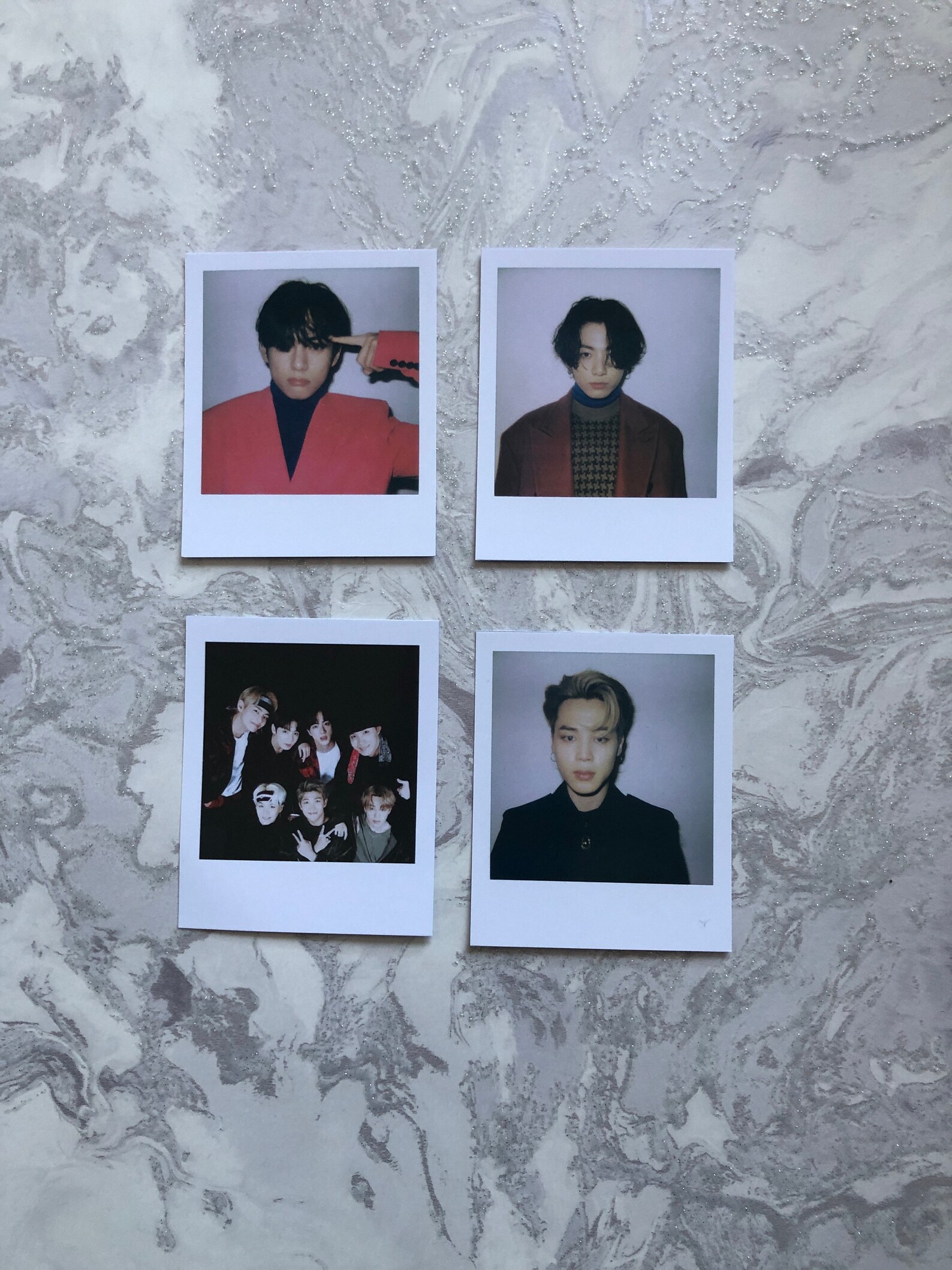 BTS Esquire Polaroid Photocards 2020/2021 Boyband Polaroid | Etsy