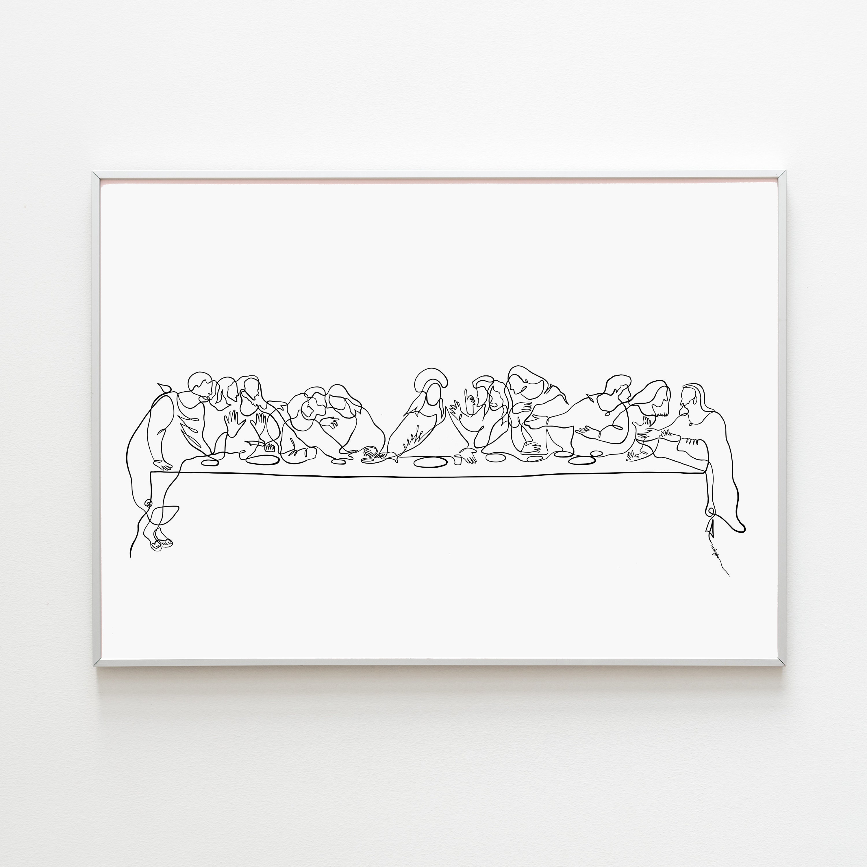 Last Supper Sketch