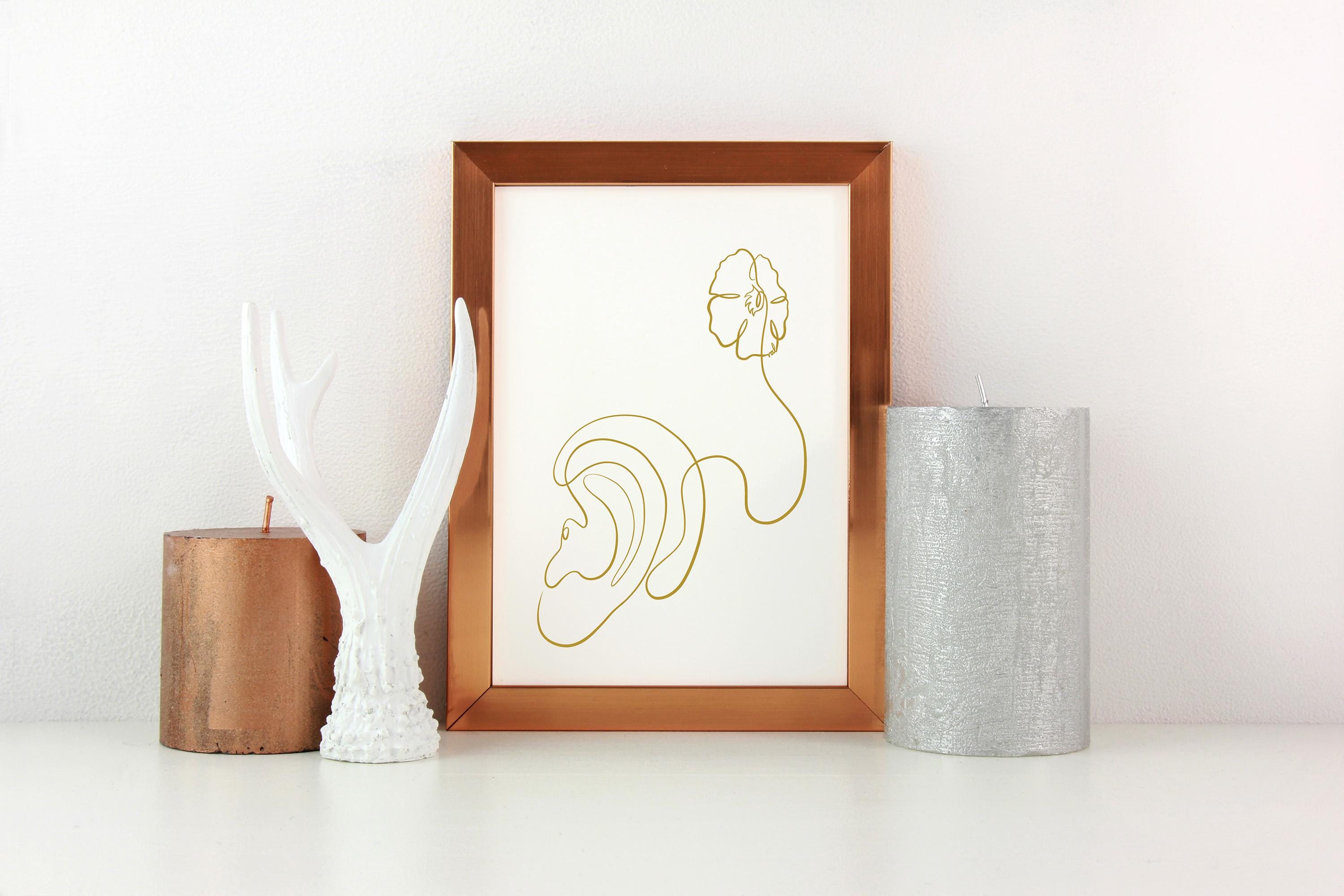 Minimalist Cochlear Implant Art Print, Audioprothesiste Office Decor ...