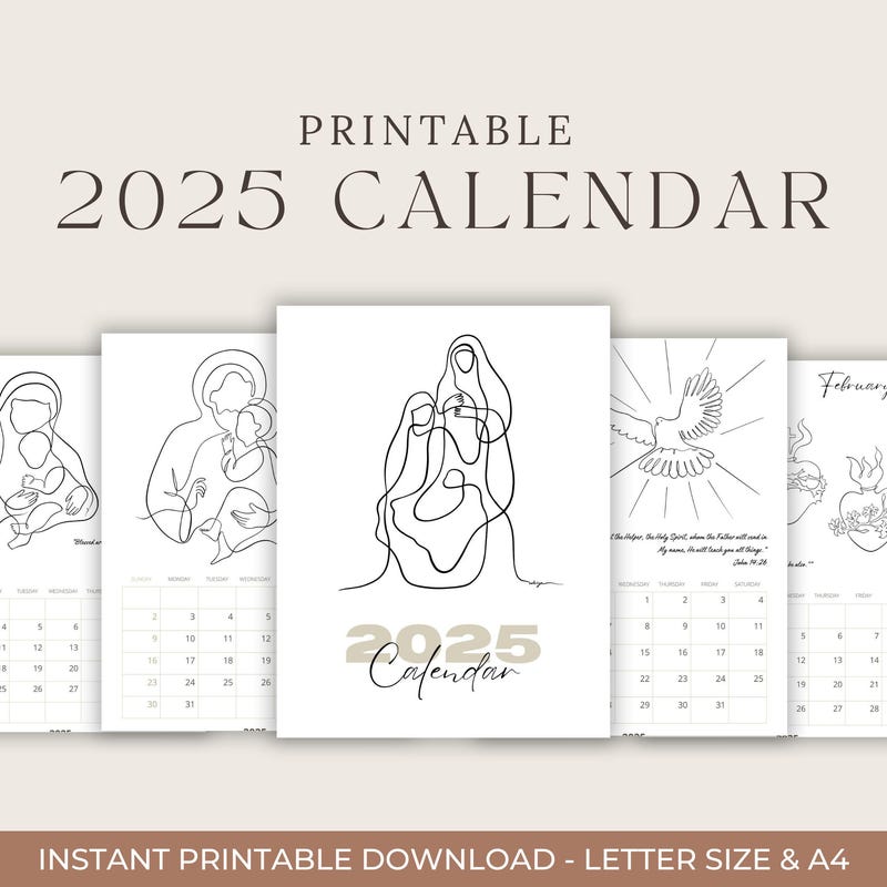 Family Calenders for 2025 Etsy