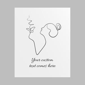 Baby Verlust Erinnerungs Schmetterling Art Print, benutzerdefiniertes Zitat Poster, Schwangerschaft Trauer Heilung Kunstwerk, Trauer Wanddekor, trauernde Mutter Geschenk