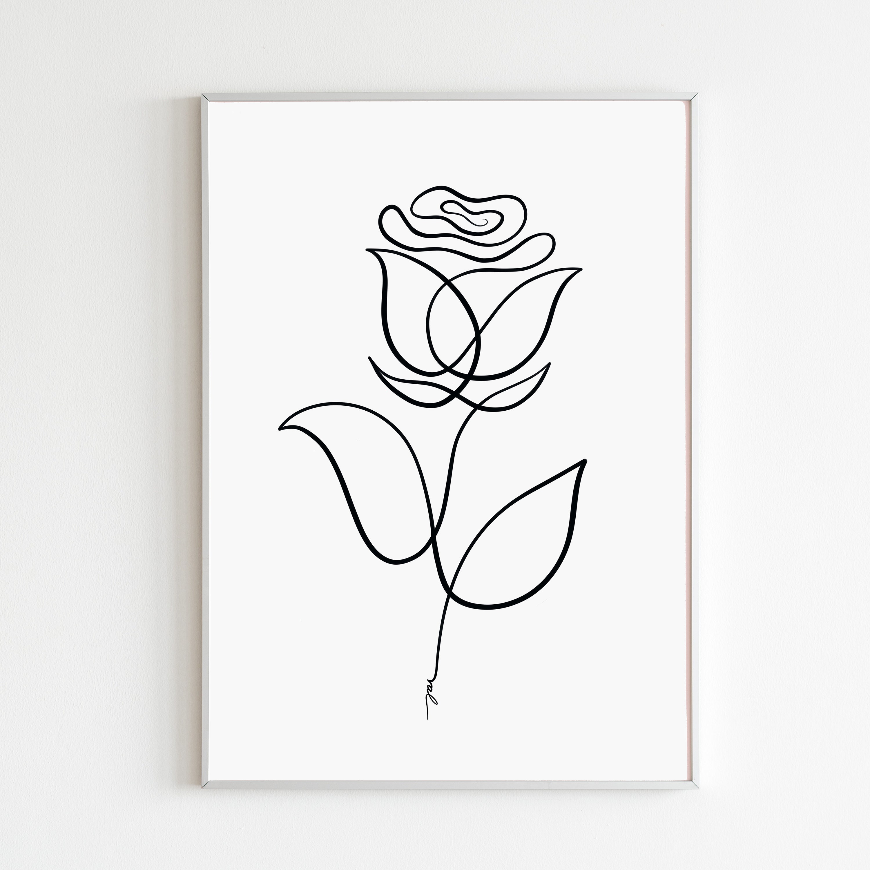 Simple Line Drawing Art
