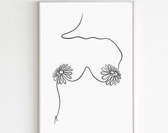 Lámina de anatomía mamaria, regalo para consultora de lactancia, arte mural de glándulas mamarias, regalo para partera, arte de doula