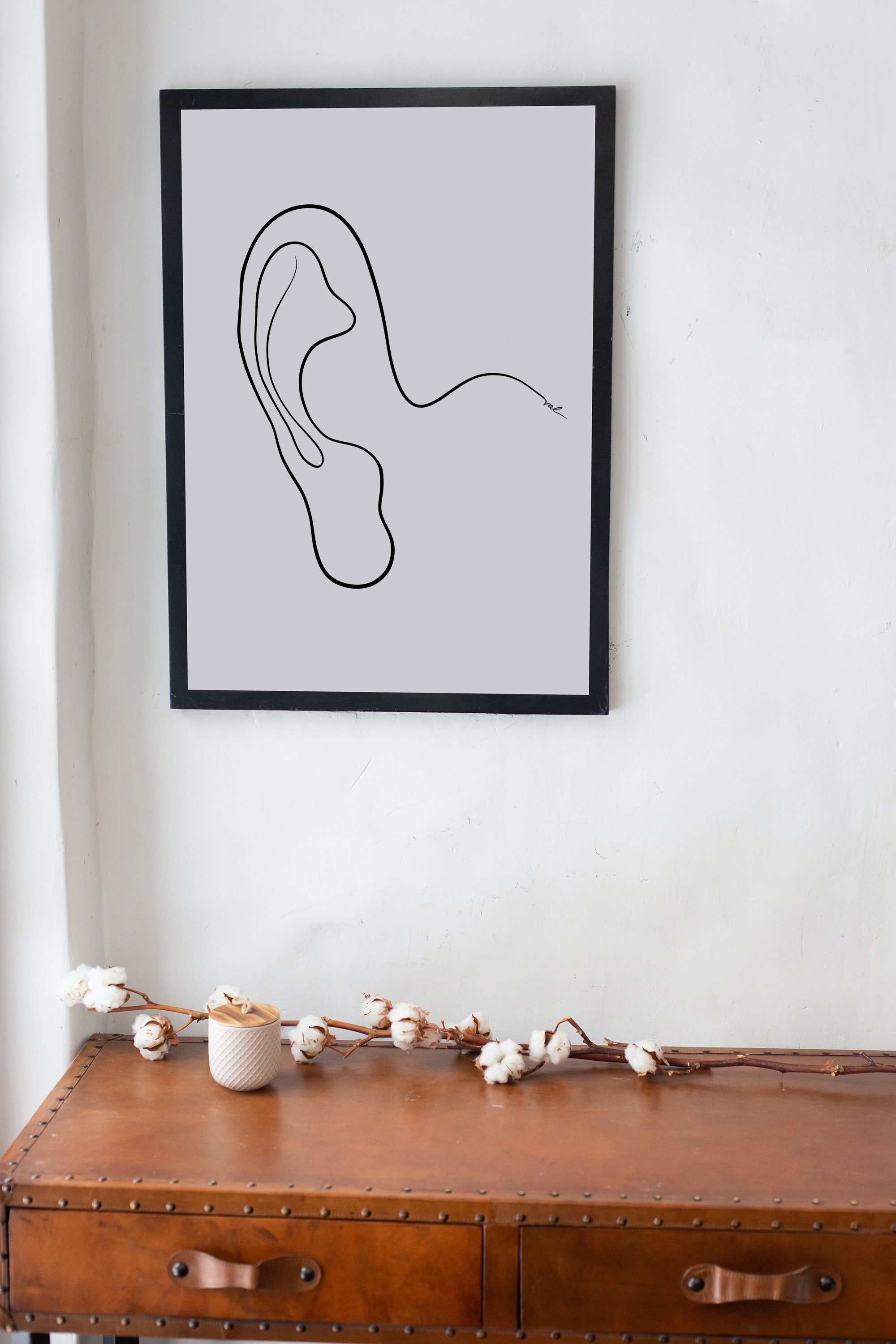 Ear Anatomy Art Print Audiology Set of 3 Outer Middle and Inner Ear Art ...