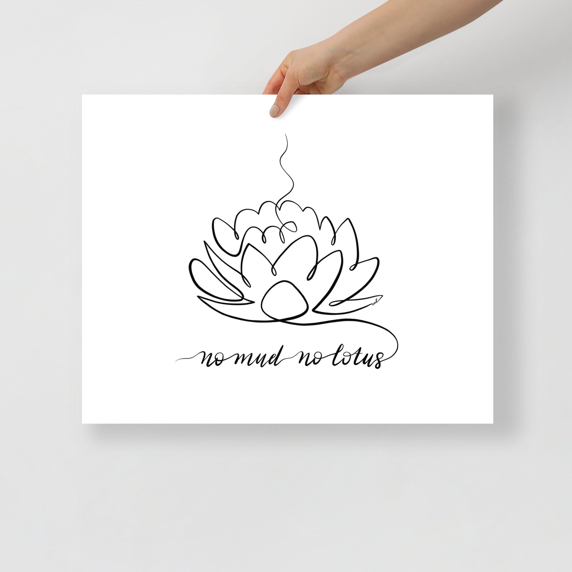 Retro Yoga Girl – Targa In Latta Decorativa Con Ragazza E Fiori, Citazione Ispiratrice Per Palestra E Casa