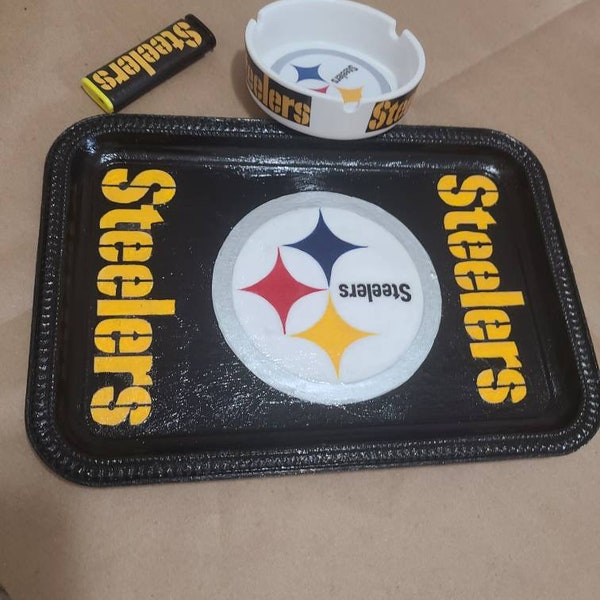 Football Rolling tray smoke set football handmade all teams serving tray lighter football