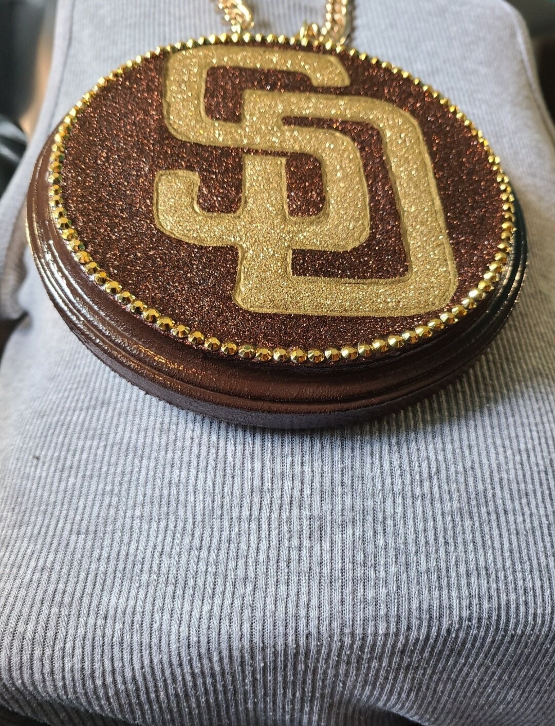 San Diego Padres Chain San Diego Turnover Necklace Padres Chain Padres