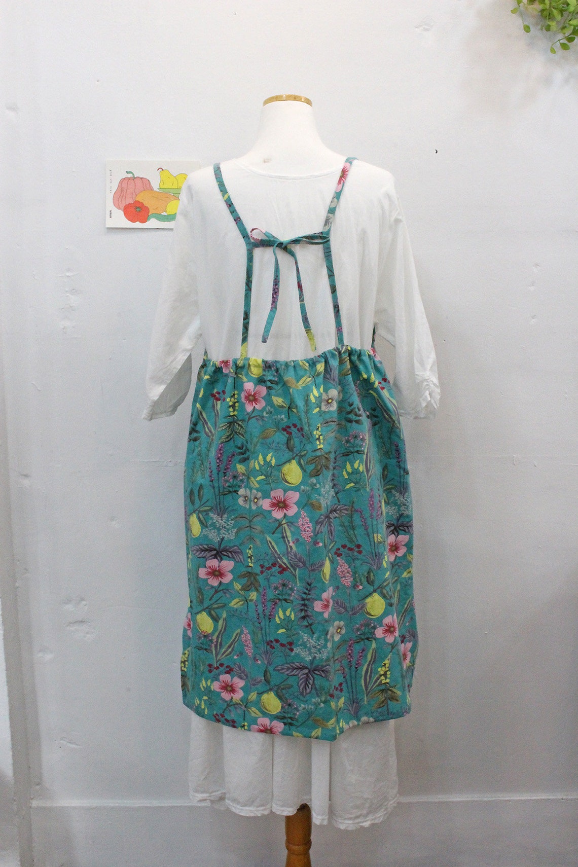 Supiacoco Floral string apron Linen apron apron for women Etsy