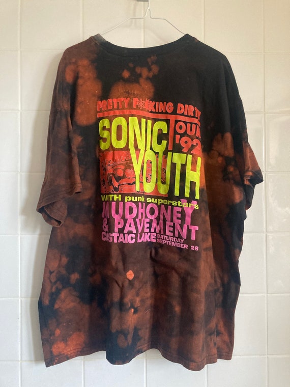 Rare sonic youth 1992 dirty tour tshirt mudhoney pav… Gem