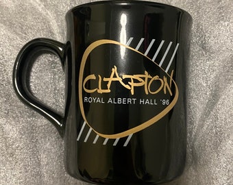Raro set di tazza e maglietta del tour di Eric Clapton del 1996, Royal Albert Hall 1996 - taglia Large
