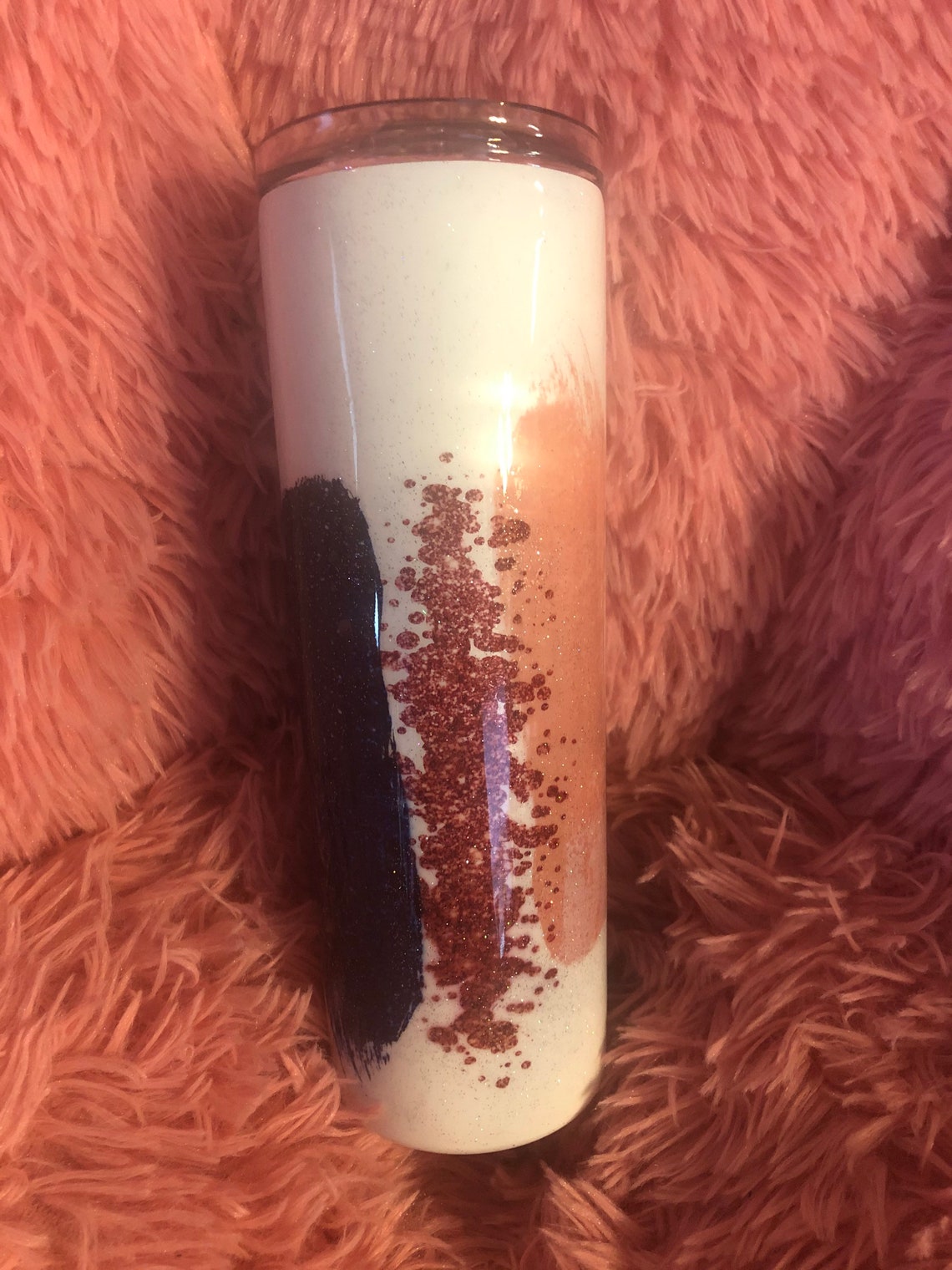 20 oz brush stroke painted tumbler Etsy