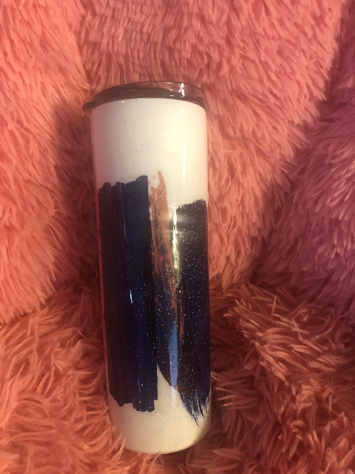 20 oz brush stroke painted tumbler Etsy