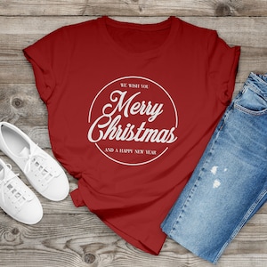 We wish you a Merry Christmas and a happy new year Shirt / Holiday shirt / Christmas Gathering Shirt / 2001w unisex fit