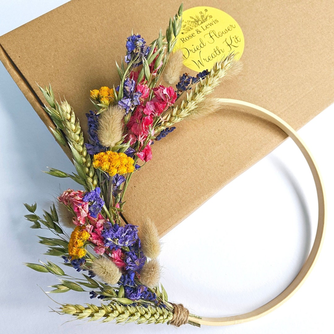 Dried Flower Wreath Making Kit for Adults Best Friend Etsy