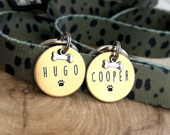 Custom Dog Tag -Deep Engraved Brass Dog Tags