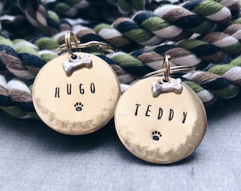 Custom Dog Tag - Deep Engraved Brass Dog Tags