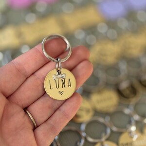 Custom Dog Tag - Deep Engraved Brass Dog Tags image 9