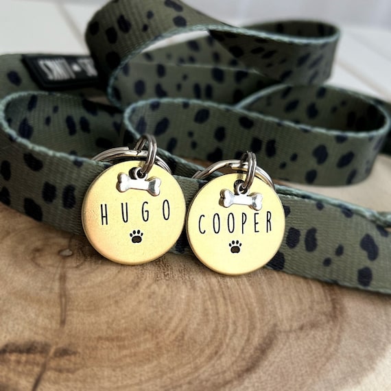 Custom Dog Tag -Deep Engraved Brass Dog Tags