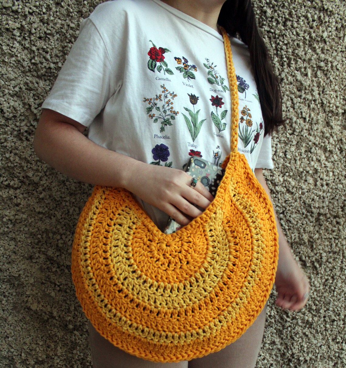 Crochet Pattern Round Bag Round Bag Pattern Crochet Etsy