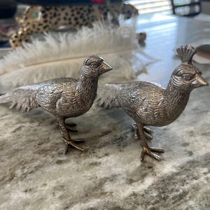 Vintage Silver Plated Figurines