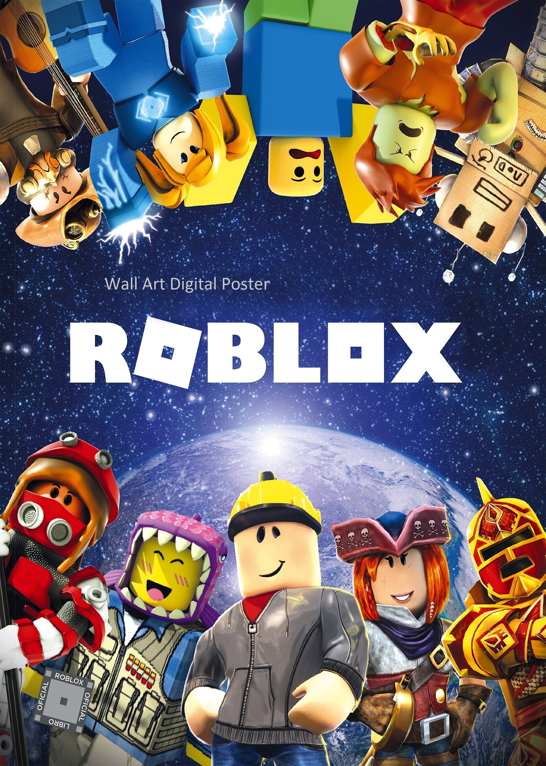 Roblox affiche de jeu vidéo téléchargement numérique | Etsy