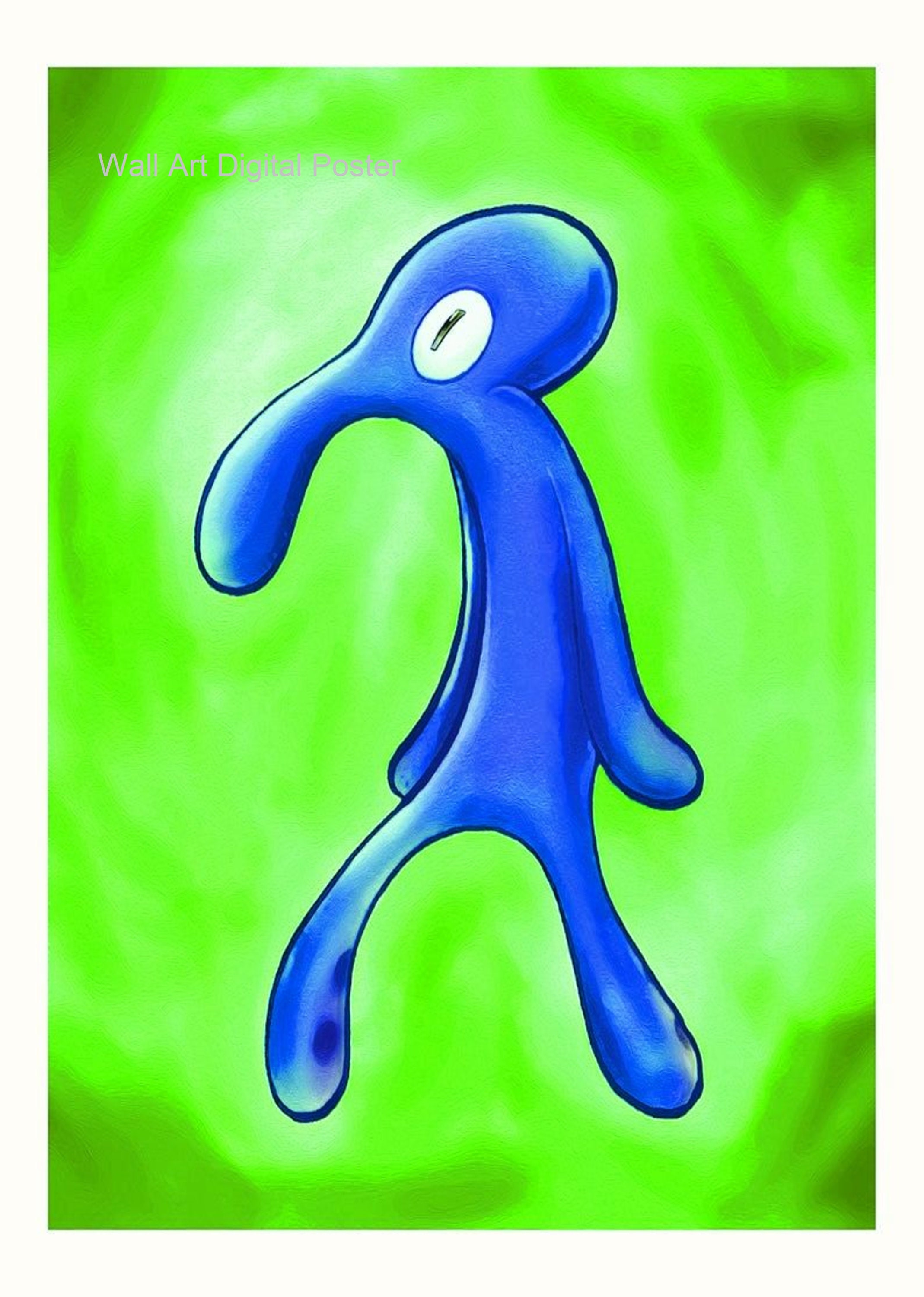 Bold and Brash hand painted poster digital download Wall | Etsy