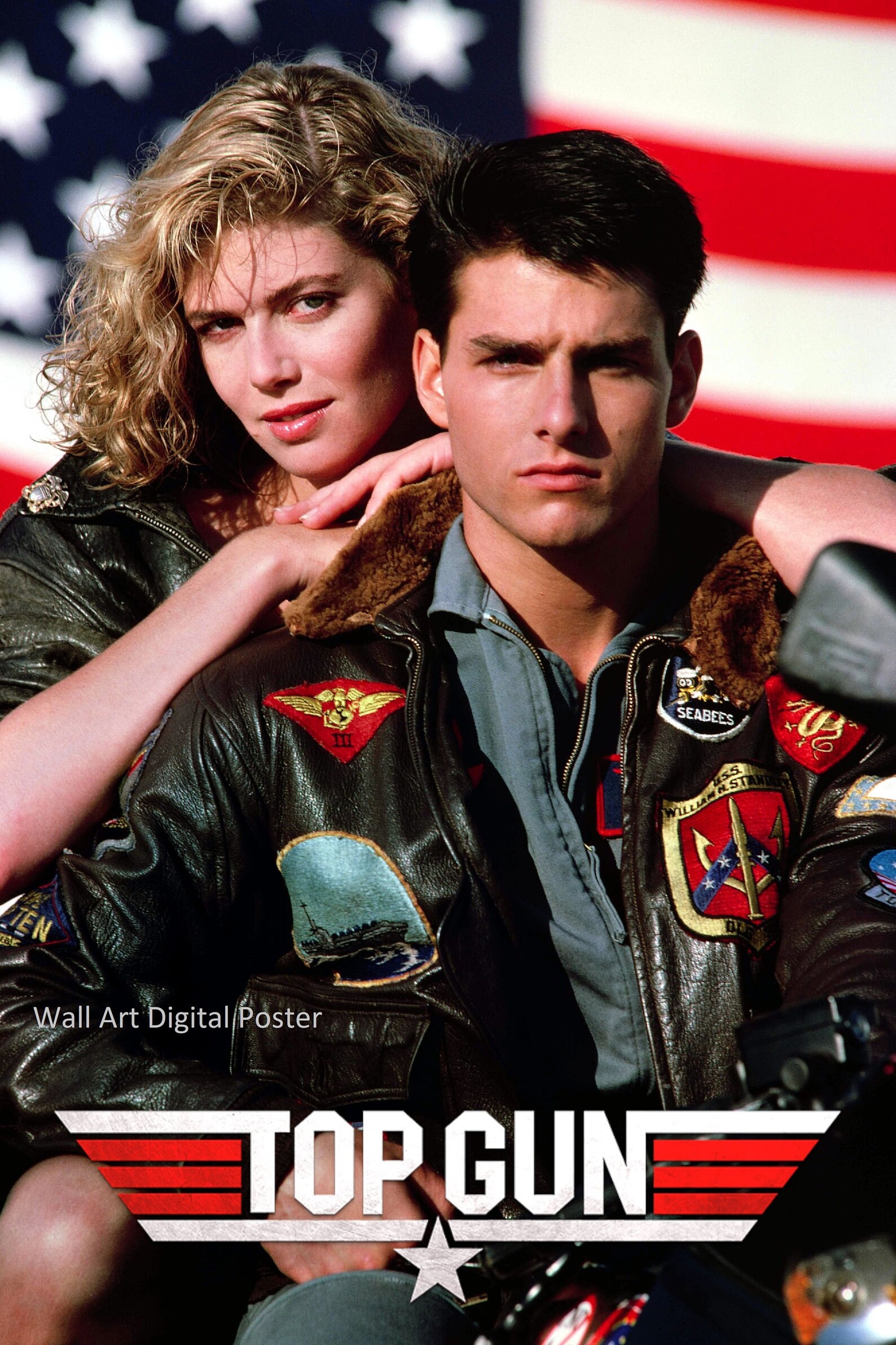 Top Gun movie poster digital downloadable movie poster. Etsy