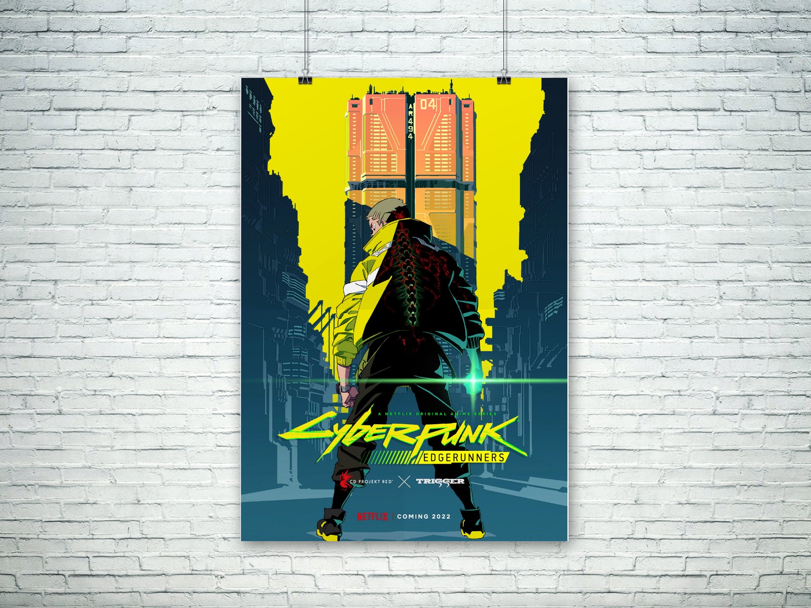 Cyberpunk Edgerunners movie poster digital downloadable Etsy