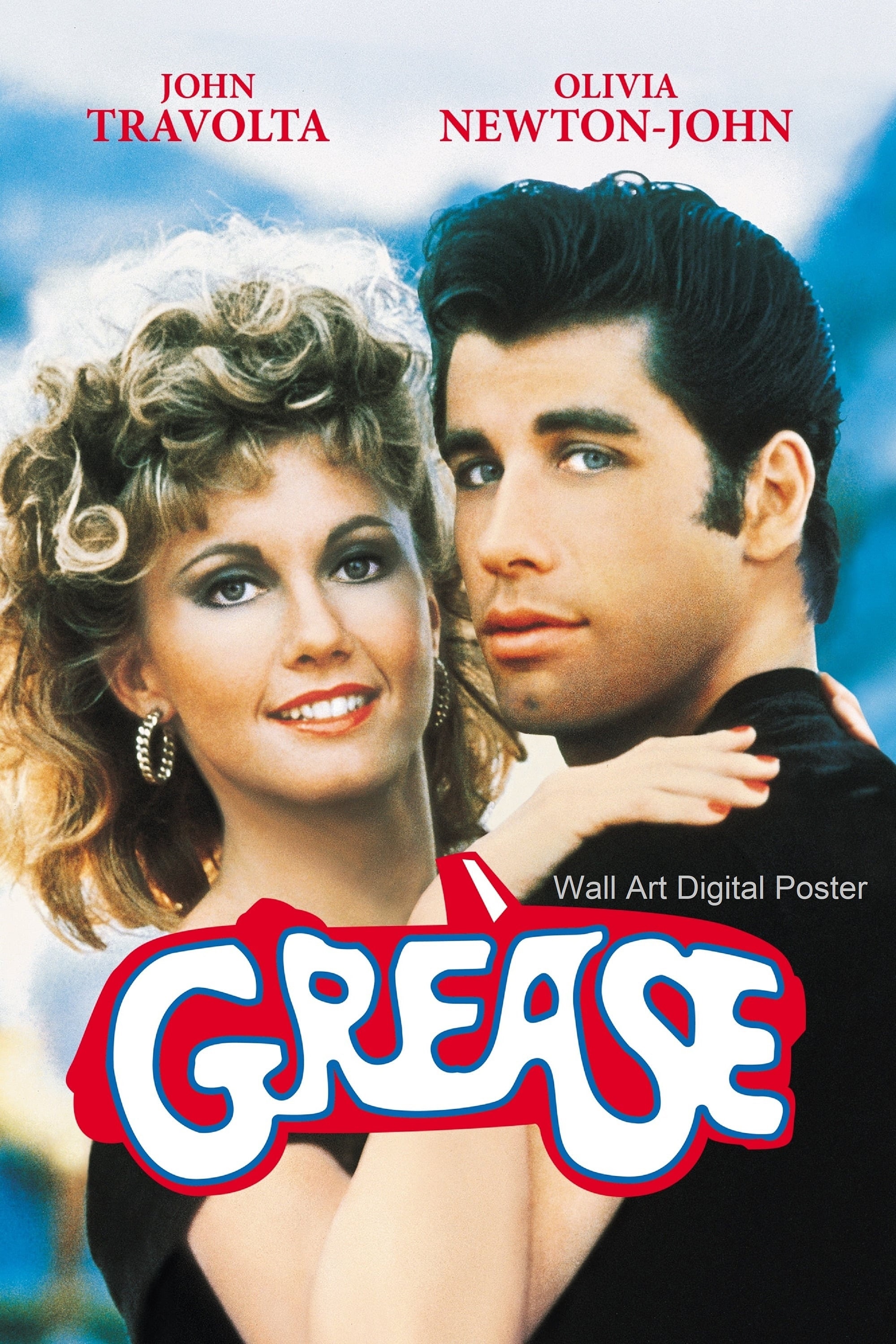 Grease affiche de film téléchargeable numérique. Affiche Etsy