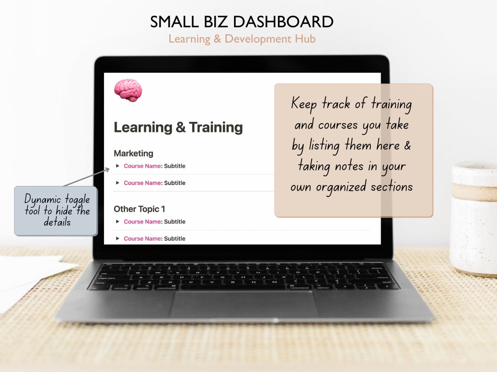 Small Business Dashboard - Notion Template for Business Organization - Etsy
