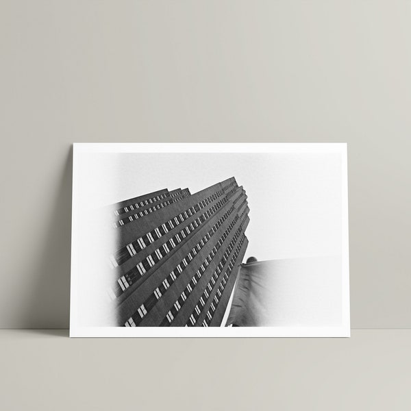 Instant Digital Download Photo Print of Building NYC Colour 35mm, , Architecture (Standard Size 4x6'' and A6)