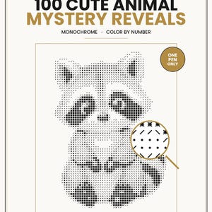100 misteri sugli animali svelati / Colora in bianco e nero con i numeri (Download PDF)