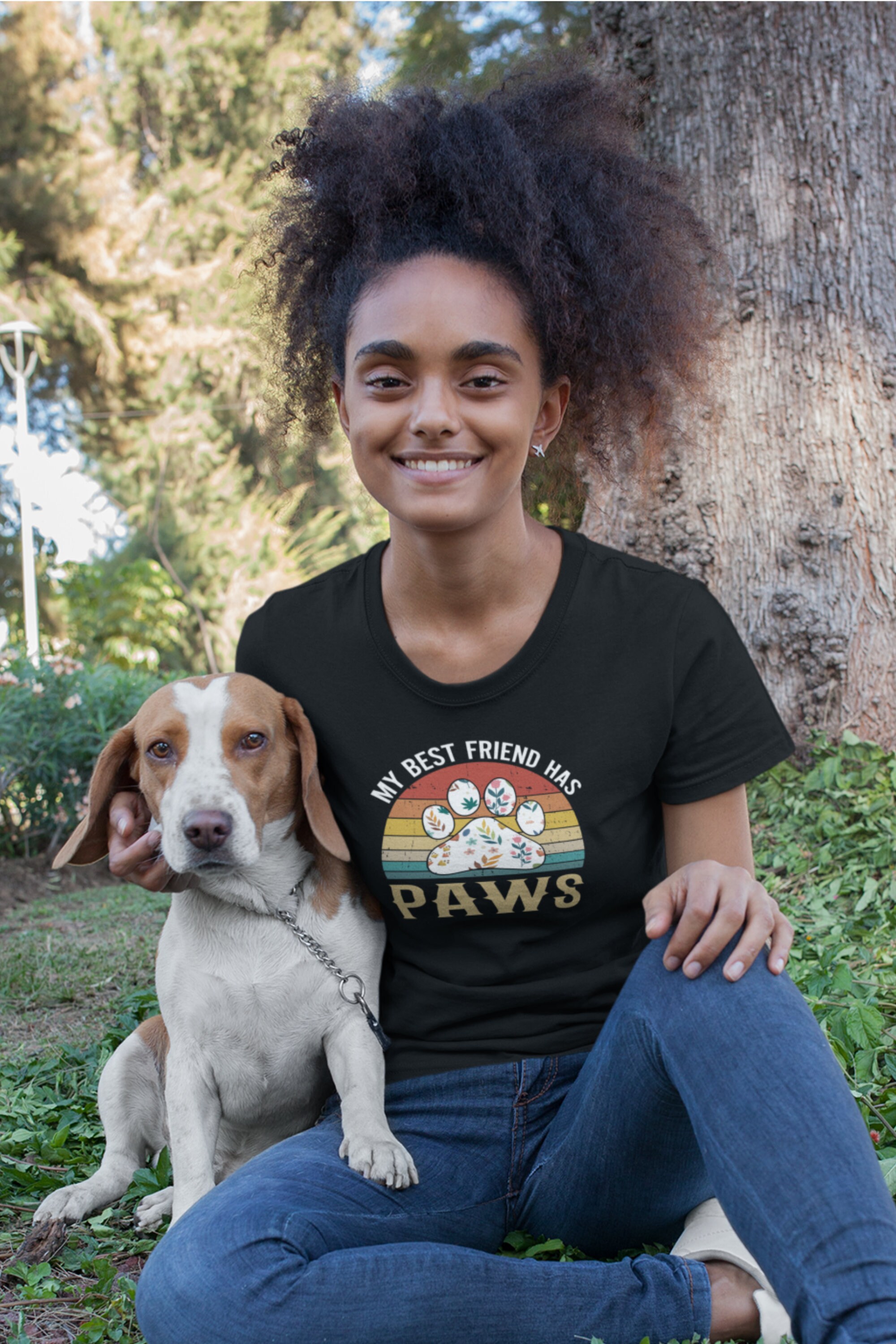 FUNNY PET SHIRTS My Best Friend Has Paws Tee Shirt Gift Etsy