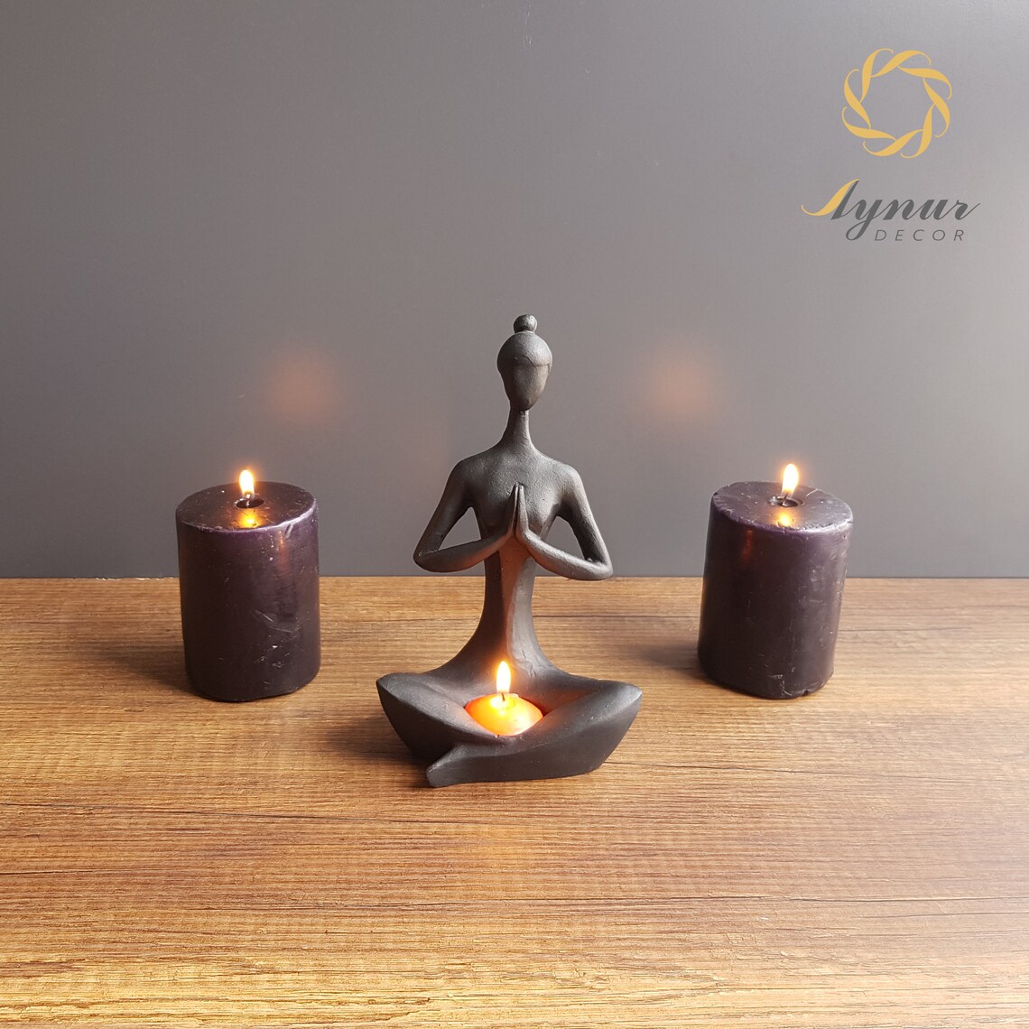 Namaste Candle Women Yoga Position Statues Harry style Etsy