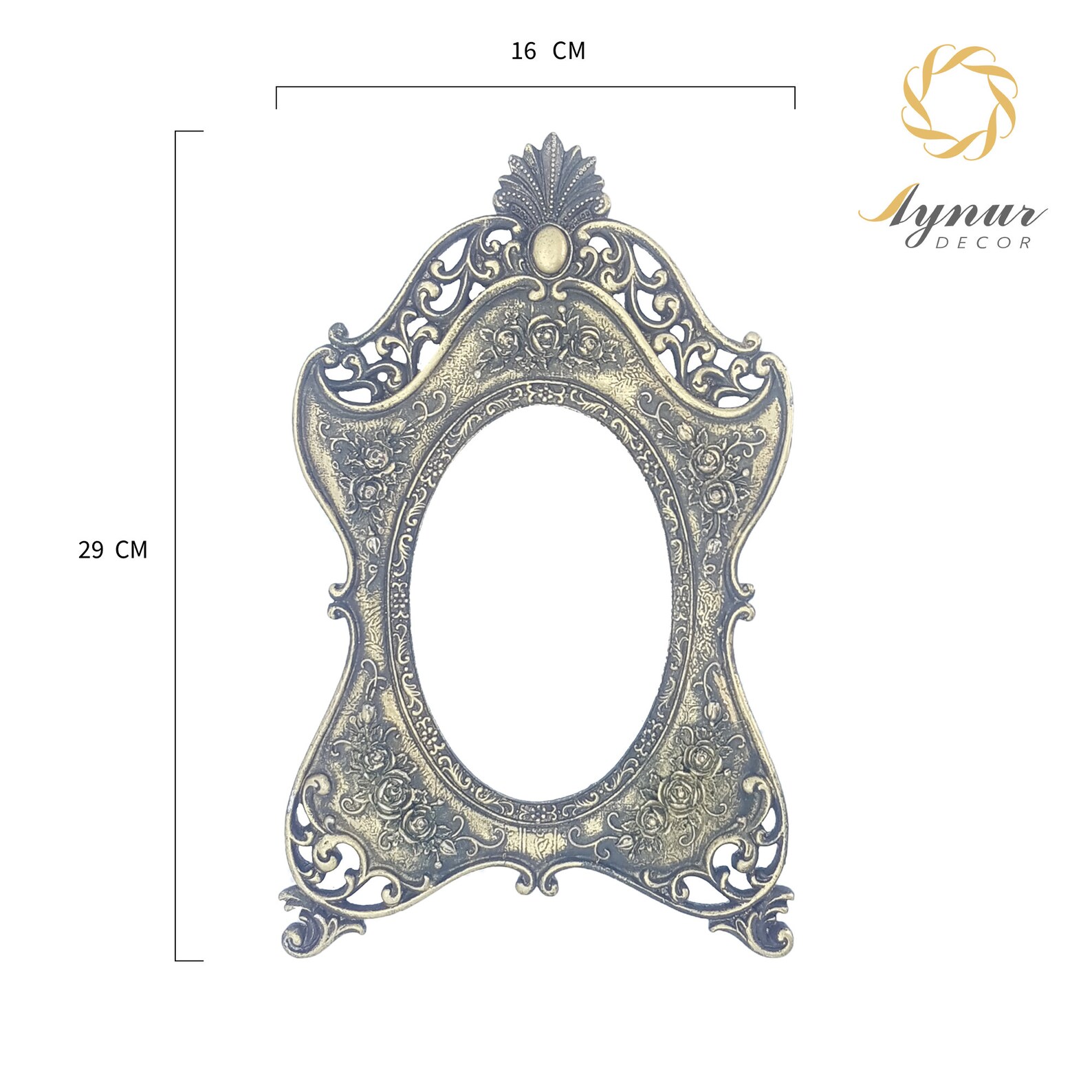 Decorative Royal Wall Picture Frames Carved With Roses Set Etsy